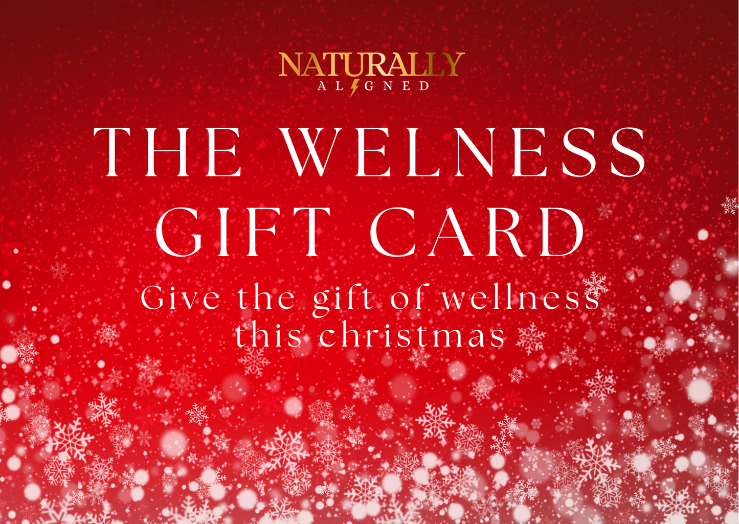 🎁 The Wellness Gift Card — Christmas Edition
